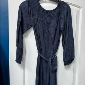 Loft Navy Blue Dress